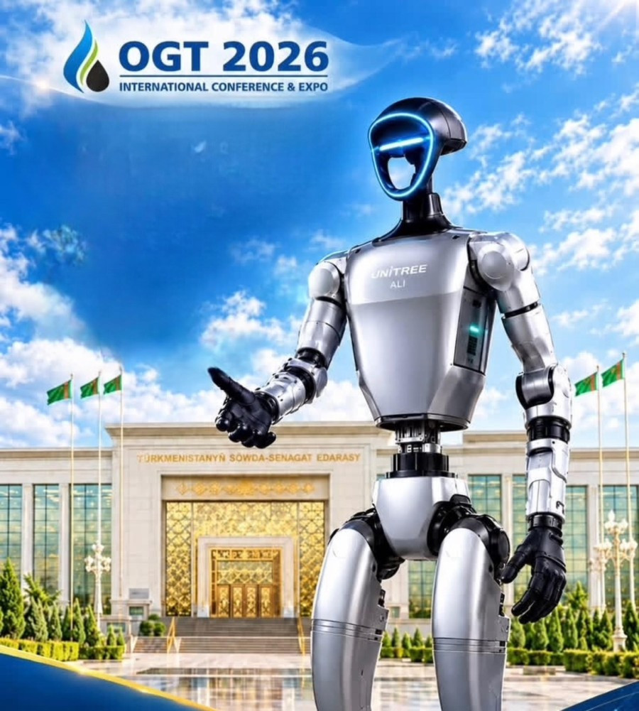 Guests at the OGT 2026 forum in Ashgabat to be welcomed by a humanoid robot named ALI